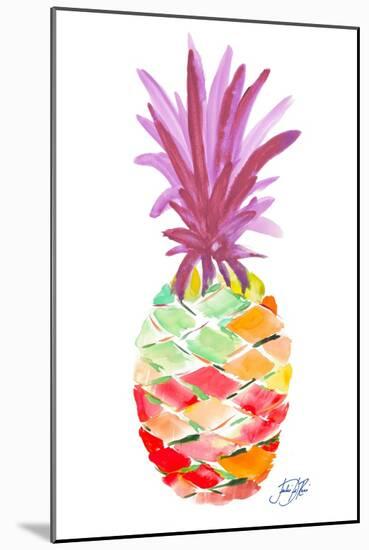 Punchy Pineapple I-Julie DeRice-Mounted Art Print