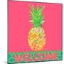 Punchy Pineapple Welcome-Julie DeRice-Mounted Art Print