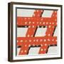 Punctuated Square IV-Michael Mullan-Framed Art Print