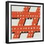 Punctuated Square IV-Michael Mullan-Framed Art Print