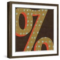 Punctuated Square VI-Michael Mullan-Framed Art Print