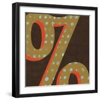 Punctuated Square VI-Michael Mullan-Framed Art Print