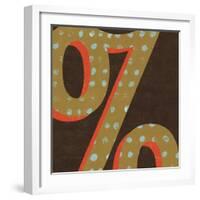 Punctuated Square VI-Michael Mullan-Framed Art Print