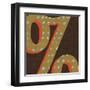 Punctuated Square VI-Michael Mullan-Framed Art Print