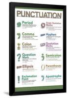 Punctuation-Gerard Aflague Collection-Framed Poster