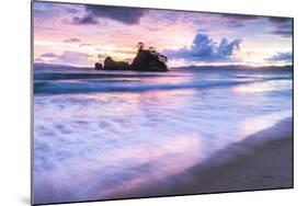 Pungapunga Island at Whangapoua Beach at Sunrise, Coromandel Peninsula, North Island, New Zealand-Matthew Williams-Ellis-Mounted Photographic Print