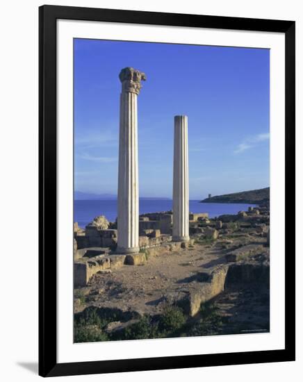 Punic/Roman Ruins of City Founded by Phoenicians in 730 BC, Tharros, Sardinia, Italy, Europe-Sheila Terry-Framed Photographic Print