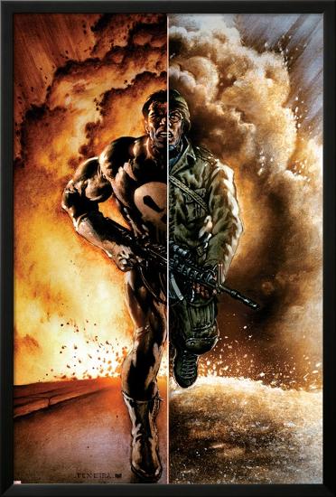 Punisher: Nightmare #1 Cover: Punisher-Mark Texeira-Lamina Framed Poster