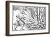 Punishment by Fire, After a Woodcut in Cosmographie Universelle of Munster, Published 1552-null-Framed Giclee Print