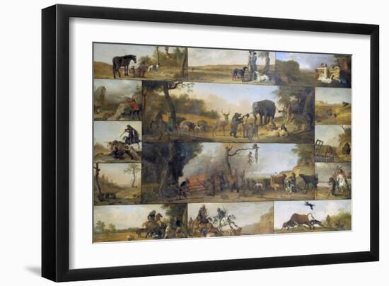 Punishment of a Hunter, 1647-Paulus Potter-Framed Giclee Print