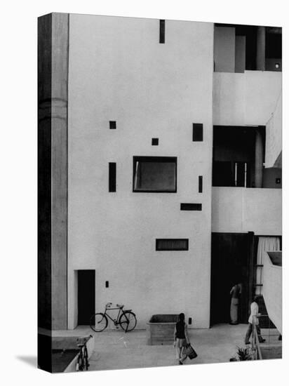 Punjab High Court Building, Designed by Le Corbusier-James Burke-Stretched Canvas