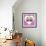 Punk Girl and Boy Hedgehog in Pink Heart Shaped Frame-null-Framed Photographic Print displayed on a wall