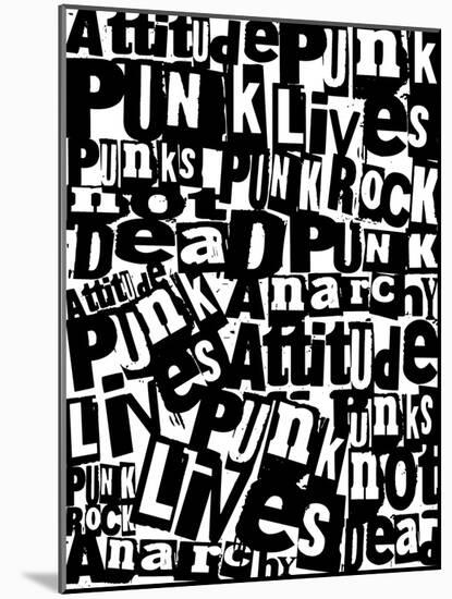 Punk Lives-Roseanne Jones-Mounted Giclee Print