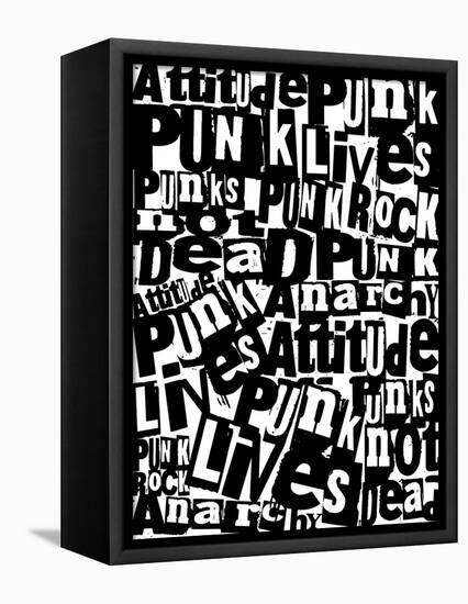 Punk Lives-Roseanne Jones-Framed Stretched Canvas