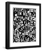 Punk Lives-Roseanne Jones-Framed Giclee Print