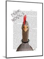 Punk Rock Goose-Fab Funky-Mounted Art Print