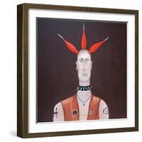 Punk Rocker-John Wright-Framed Giclee Print