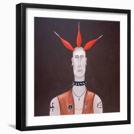 Punk Rocker-John Wright-Framed Giclee Print