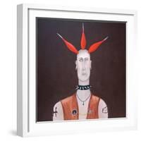 Punk Rocker-John Wright-Framed Giclee Print