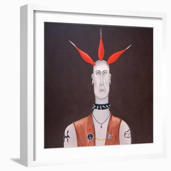 Punk Rocker-John Wright-Framed Giclee Print