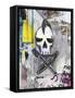 Punk Skull-Roseanne Jones-Framed Stretched Canvas