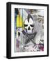 Punk Skull-Roseanne Jones-Framed Giclee Print