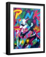 Punk-Abstract Graffiti-Framed Giclee Print