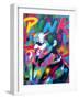 Punk-Abstract Graffiti-Framed Giclee Print