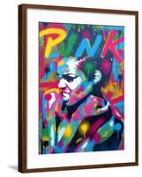 Punk-Abstract Graffiti-Framed Giclee Print