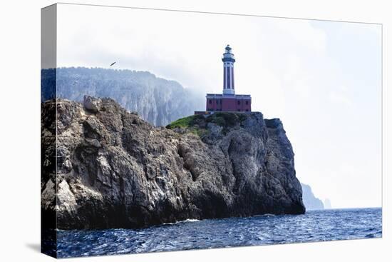 Punta Carena Lighthouse, Anacapri, Italy-George Oze-Stretched Canvas