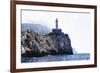 Punta Carena Lighthouse, Anacapri, Italy-George Oze-Framed Photographic Print