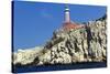 Punta Carena Lighthouse, Anacapri, Italy-George Oze-Stretched Canvas