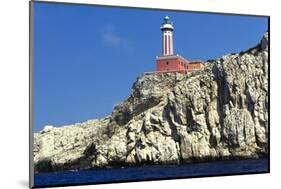 Punta Carena Lighthouse, Anacapri, Italy-George Oze-Mounted Photographic Print