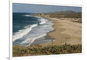 Punta Gasparena, Pacific coast south from Todos Santos, Baja California, Mexico, North America-Tony Waltham-Framed Photographic Print