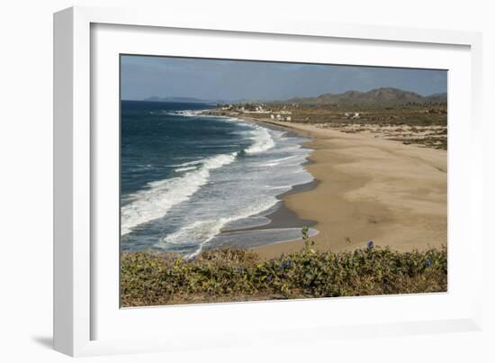 Punta Gasparena, Pacific coast south from Todos Santos, Baja California, Mexico, North America-Tony Waltham-Framed Photographic Print