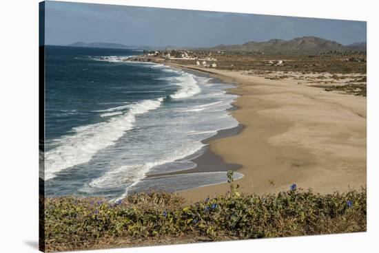 Punta Gasparena, Pacific coast south from Todos Santos, Baja California, Mexico, North America-Tony Waltham-Stretched Canvas