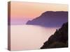 Punta Mesco at Sunset, Cinque Terre, UNESCO World Heritage Site, Liguria, Italy, Europe-Patrick Dieudonne-Stretched Canvas