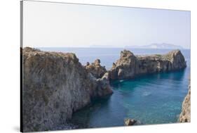 Punta Milazzese, Lipari Town, Panarea, Sicily, Italy-Guido Cozzi-Stretched Canvas