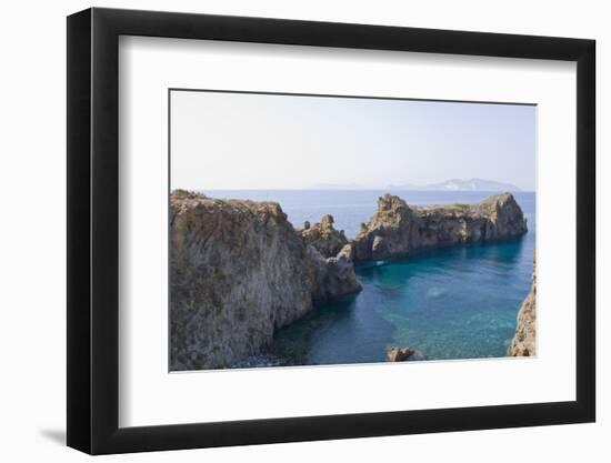 Punta Milazzese, Lipari Town, Panarea, Sicily, Italy-Guido Cozzi-Framed Photographic Print