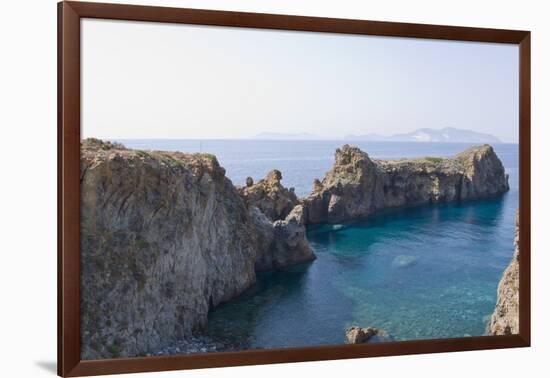 Punta Milazzese, Lipari Town, Panarea, Sicily, Italy-Guido Cozzi-Framed Photographic Print