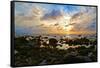 Punta Mita Sunset Blue, 2015-null-Framed Stretched Canvas