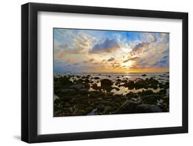 Punta Mita Sunset Blue, 2015-null-Framed Photographic Print