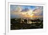 Punta Mita Sunset Blue, 2015-null-Framed Photographic Print