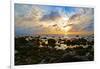 Punta Mita Sunset Blue, 2015-null-Framed Photographic Print