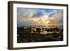 Punta Mita Sunset Blue, 2015-null-Framed Photographic Print