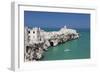 Punta San Francesco and Old Town, Vieste, Gargano, Foggia Province, Puglia, Italy, Europe-Markus Lange-Framed Photographic Print