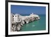 Punta San Francesco and Old Town, Vieste, Gargano, Foggia Province, Puglia, Italy, Europe-Markus Lange-Framed Photographic Print