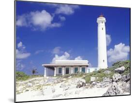 Punta Sur Celarain Lighthouse, Cozumel, Mexico-Greg Johnston-Mounted Photographic Print