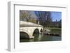 Punting Along the River Cam with Trinity College in the Background, the Backs, Cambridge-Charlie Harding-Framed Photographic Print