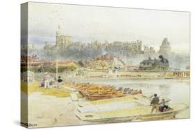 Punting at Windsor-Albert Goodwin-Stretched Canvas